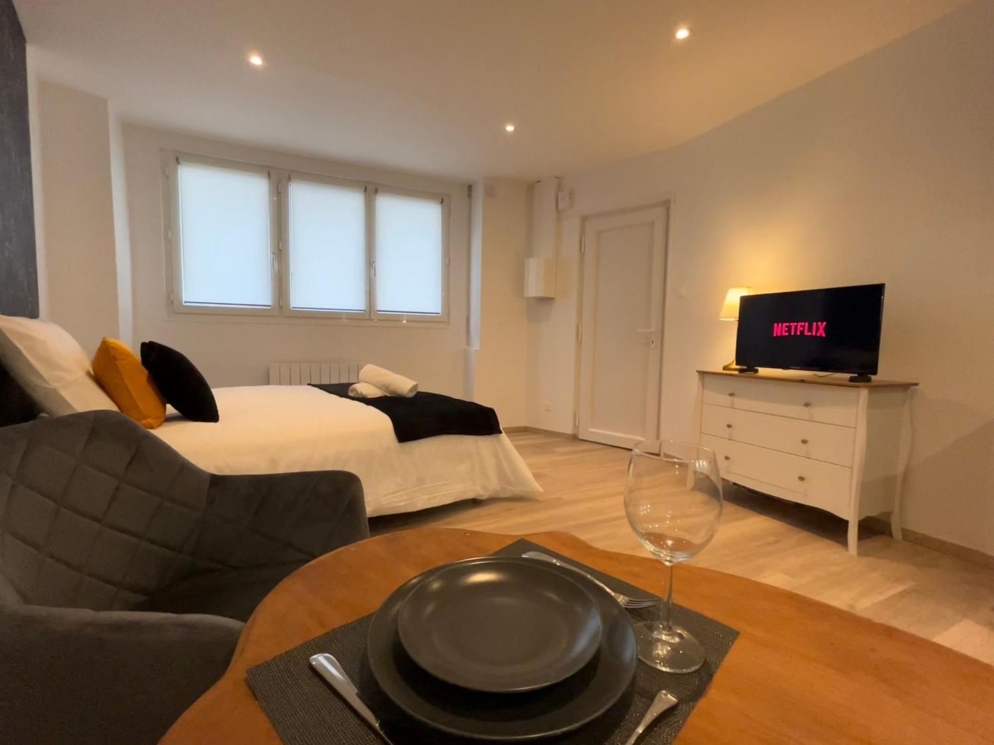 Apartment L'ecrin - - King Bed - Calme - Luxe Arras